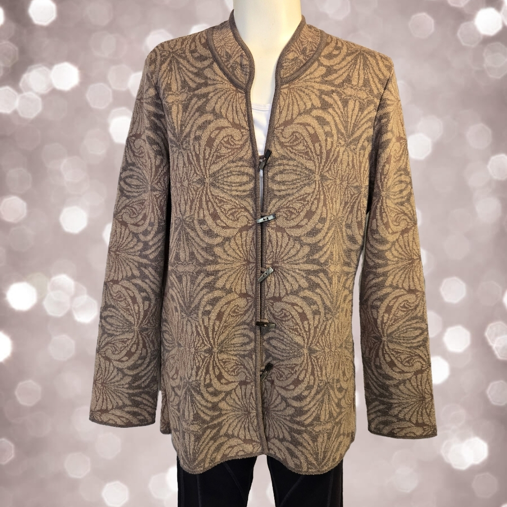 Peruvian Collection Toggle Sweater -‎ Size Medium